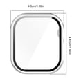 thumbnail image 3 of Funda Protectora Tempe Glass PC Cover para Watch Series 10 46MM (plateado) Rojo, 3 of 3