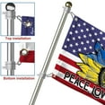 thumbnail image 6 of Flagwix Peace, Love, Freedom Hippie Sunflower Ukraine America Flag THH3783GFv1 - 3x5 ft., No Flag Pole Rings, 6 of 6