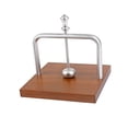 thumbnail image 4 of Servilletero de encimera, decoración de mesa, porta servilletas de mesa, base de madera Plata, 4 of 9
