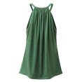 thumbnail image 5 of Basic Tank Tops for Women Cropped Vintage Plain Summer Tank Tops Adjustable Straps Fitted U Neck Sleeveless Shirts Camisole Vest Full Length Workout Basic Tank Top, 5 of 5