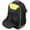 BLcak + Yellow, variant on LuckyNote Oxford Cloth Multifunctional Tool Backpack, Heavy-Duty Tool Bag with Multiple Pockets for Electricians & Technicians, Black+Red