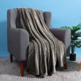 thumbnail image 3 of Unique Bargains Flannel Fleece Throw Twin Queen King Blanket Soft Sofa Blankets Fuzzy Plush Lightweight Blanket for Couch Sofa Traveling, 3 of 10