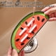 thumbnail image 5 of Tapete de secado para fregadero y encimera con forma de sandía | Almohadilla aislante antideslizante para ollas, tablas de cortar y utensilios | Bandeja de plástico resistente al calor para escurrir, 5 of 6