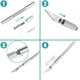 thumbnail image 4 of de cuchillos de precisión para tallar 24 piezas incluye 20 cuchillas para tallar 1 de cortar de A5 1 Regla de aluminio para manualidades perfecl Graver de papel artesanal, 4 of 8