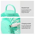 thumbnail image 2 of USB Rechargeable Cooling Fan Tent Fan Desktop Fan USB Power 3 Speed Electric Cooling Fan for Home Office, 2 of 8