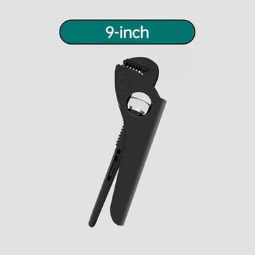 7 Inch Industrial Pipe Wrench | Adjustable Multi-Functional Steel Tool for Plumbing & Auto Repair | Serrated Jaw Grip with Ergonomic Handle