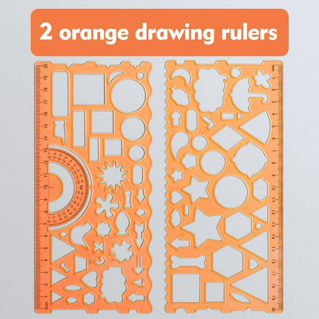 Feltree 1. Geometric Ruler. Versatile Drawing 3. Multifunctional Protractor Set 4. Elementary School Student's Measuring Kit 5. Transforming Ruler Tool