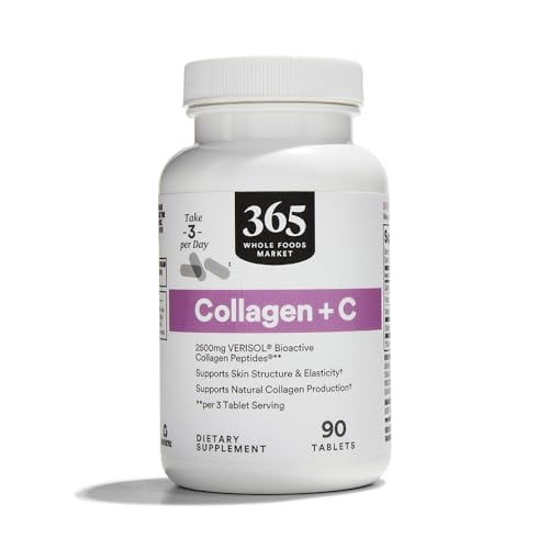 Suplemento de colágeno Verisol de Whole Foods Market, 2500 mg, 90 unidades