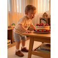 thumbnail image 4 of BemeyourBBs 2Pcs Toddler Baby Boy Birthday Outfits 1 2 3 4 Years Old Birthday Summer Clothes Party Animal Short Sleeve Letter Print T-Shirt Shorts Set, 4 of 9