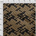 thumbnail image 3 of oneOone Polyester Spandex Black Fabric Geometric Sewing Fabric By The Yard Printed Diy Clothing Sewing Supplies 56 Inch Wide, 3 of 4