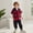 Red, variant on WEAIXIMIUNG Baby Boy Take Home Outfit Toddler Boys Girls Short Sleeve Patchwork Plaid Prints T Shirt Hooded Tops Pants Kids Outfits 3Y