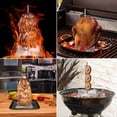 thumbnail image 4 of Parrilla Vertical para Barbacoa, de Acero Inoxidable, con Clavos Largos, Ideal para Cocinar Carne., 4 of 5