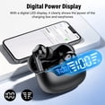 thumbnail image 6 of Wireless Earbuds Bluetooth 5.4 Headphones, Deep Bass Loud Clear Sound with Noise Cancelling Mic, LED Display 60H Playing Time in-Ear Headphones with Wireless Charging Case for iPhone Android, Black, 6 of 8