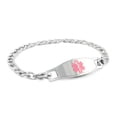 thumbnail image 1 of MedicEngraved Bracelet Médical en Acier Inoxydable 316L avec Émail et Étiquette Médicale - Gravure Médicale Incluse, 1 of 7