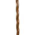 thumbnail image 3 of Brazos Twisted Backpacker Brown Oak Wood Walking Stick 58 Inch Height, 3 of 5