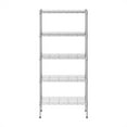 thumbnail image 6 of Furinno Wayar 5-Tier Metal Storage Shelf Rack, 22 x 12 x 48, Stainless Steel, 6 of 6