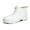White, variant on Women's and Men's Short Rain Boot, Ankle-Length Waterproof Garden Boots for Outdoor
