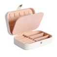 thumbnail image 1 of Caja de joyería jinwen con varios compartimentos Blanco, 1 of 8