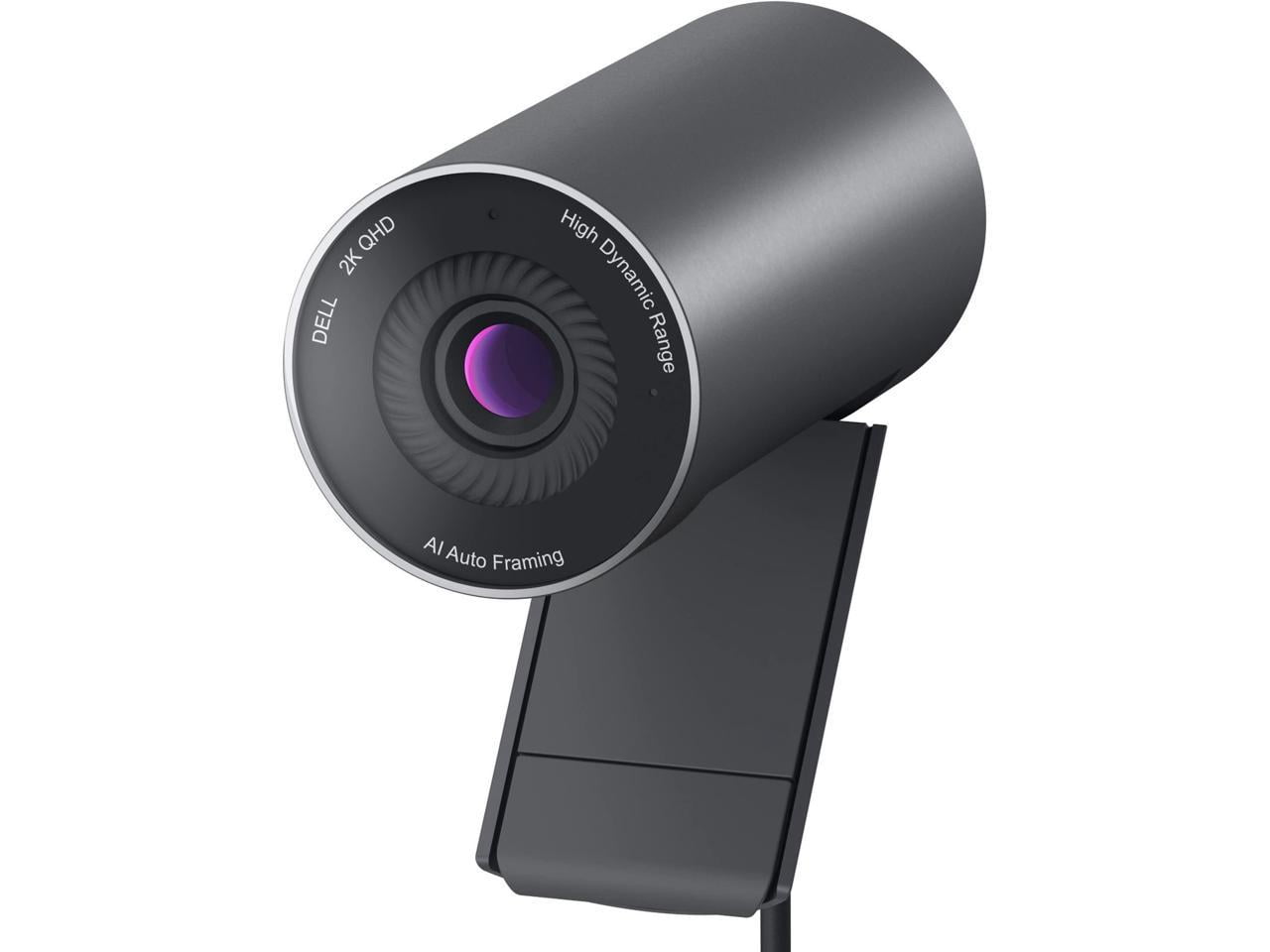 Dell WB5023 Webcam - 60 fps - USB 2.0 Type A - 2560 x 1440 Video - CMOS Sensor - Auto-focus - 4x Digital Zoom - Microphone - Display Screen, Computer, Monitor