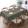 thumbnail image 2 of Rectangle Table Cloth, Scottish Clan Burns Check Tartan Plaid Resistant Washable Tablecloth Decorative Table Cover for Dining, Indoor and Outdoor, 2 of 6
