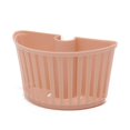 thumbnail image 3 of Pink Slotted Drain Basket Plastic Sink Rack for Faucet Pipe Storage in Kitchen and Bathroom - Sponge, Soap, and Strainer, 3 of 4