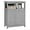 Grey, variant on DLQZ Bathroom Floor Cabinet, Wooden Freestanding Storage Cabinet with Double Shutter Door & Adjustable Shelf, Storage Cabinet for Bathroom Living Room (Grey)
