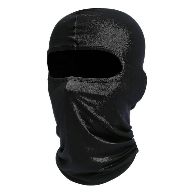 Balaclava Face Mask, Summer Cooling Neck Gaiter, Uv Protector Motorcycle Ski Scarf For Men/women Black (ruipei)