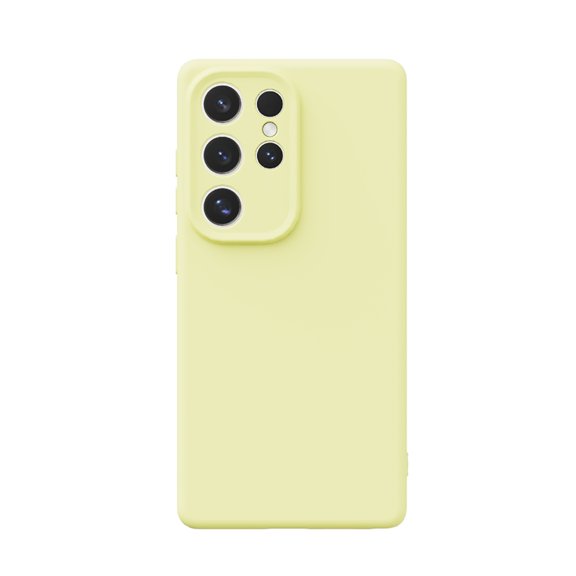 Allytechgroup Silicone Case for Samsung Galaxy S25 Ultra, Slim Fit Heavy Duty Shockproof Anti-Scratch Bumper Hybrid Phone Case Cover for Women Men, Cream