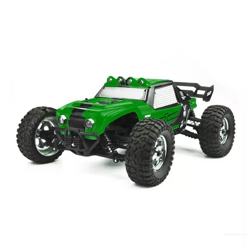 green remote control truck