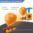 thumbnail image 4 of GHSDFBB Fun Packed Balloon Car Toy Pump Set, Power Balloon Car Toy for Kids, Balloon Powered Car with Launch Pad Toy, Balloon Launcher Car Party Toy Set Gift for Kids (A), 4 of 7