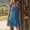 Peacock Blue, variant on Morttic Women's Boho Faux Suede Bodycon Mini Dress – Sexy Solid Color Slim Sleeveless Square Neck Button Down Fringe Dress Peacock Blue,S