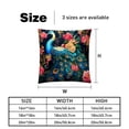 thumbnail image 5 of Peacock Set of 2 Velvet Throw Pillow Covers Inserts for Bed Pillow, Decorative Pillows - 16x16 18x18 20x20 Inches with Unique Patterns for Various Occasions, 5 of 6