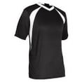 thumbnail image 2 of Champro Sports Sweeper Lightweight Soccer Jersey, Adult Medium, Black, White Highlights, 2 of 2