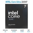 thumbnail image 2 of Procesador Intel Core Ultra 7 265KF 3.9 GHz 20 Core LGA 1851 Negro, 2 of 6