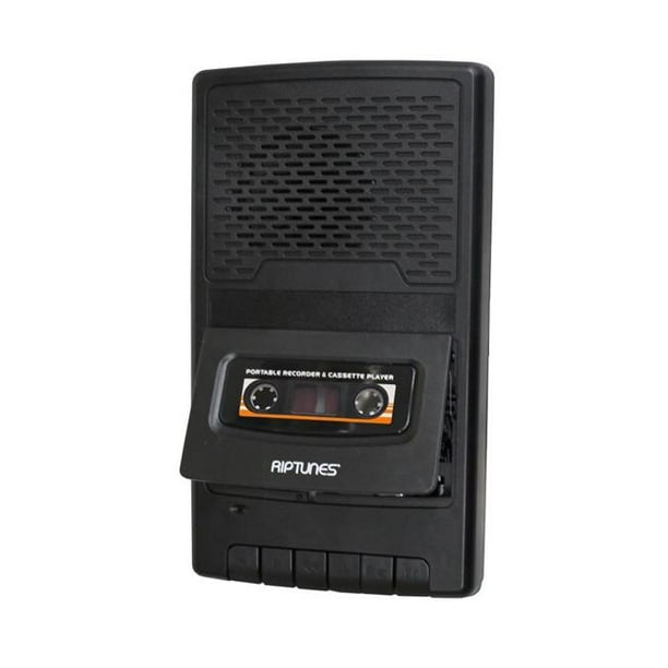 Riptunes Portable Cassette Player Recorder Retro Shoebox Tape