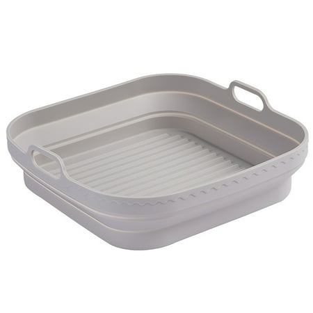 

MyBeauty Baking Tray Basket High Temperature Resistant Double Ear Handle Non-Stick Square Folding Baking Pan Liner Kitchen Supply