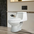 thumbnail image 3 of Zeus 1-piece 1.28 GPF Single Flush Elongated Toilet in White, 3 of 8