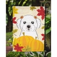 thumbnail image 3 of Caroline's Treasures BB2014GF Maltese Thanksgiving Flag Garden Size , Small, multicolor, 3 of 3
