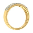 thumbnail image 2 of 1/2 Carat Baguette and Round Shape Diamond Wedding Band Ring in 14K Yellow Gold (Ring Size 9.5), 2 of 6