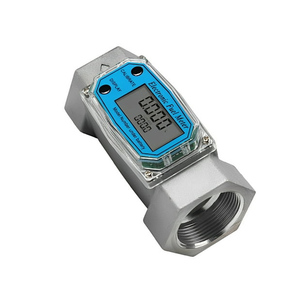 Youkk Electronic Fuel Flows Meter Adjustable Tools Digital Display