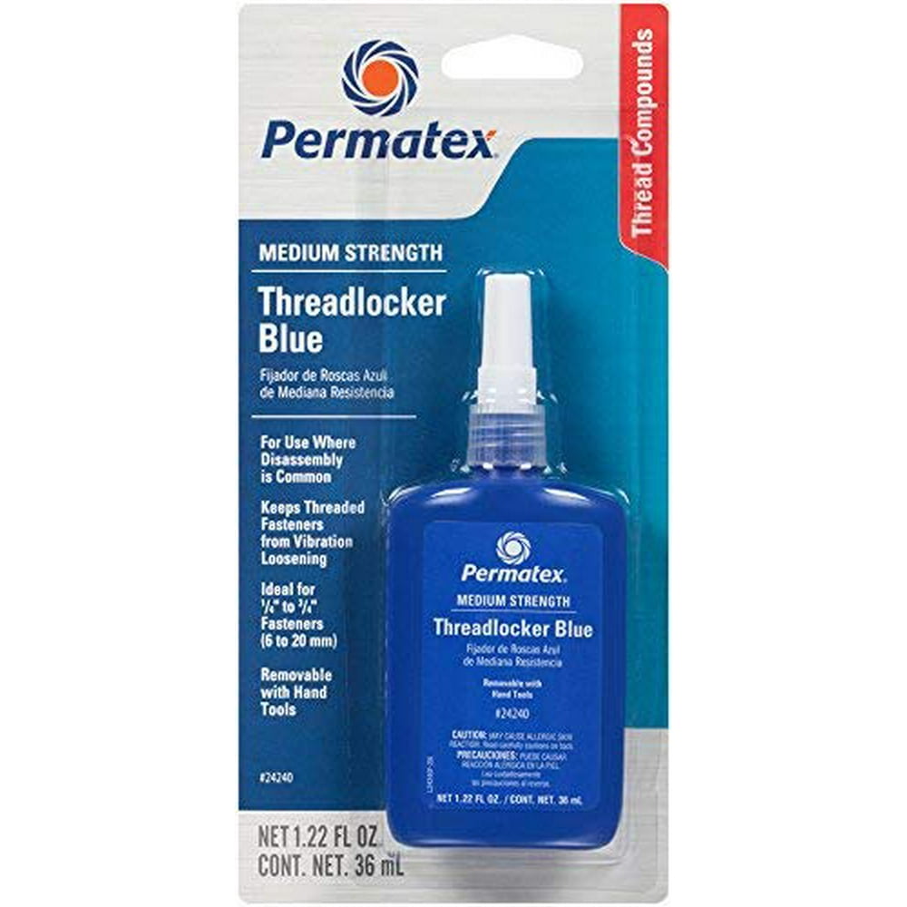 Permatex Medium Strength Threadlocker Blue, 36 ml 24240