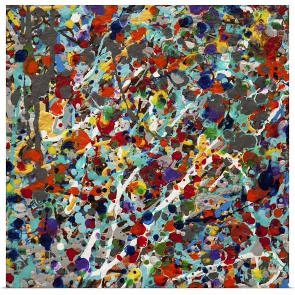 Great BIG Canvas | Rolled Hilary Winfield Poster Print entitled Spin Two - Canvas VI