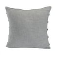 thumbnail image 4 of Ox Bay Sindy 20" x 20" Gray Shag Striped Cotton Adult Decorative Throw Pillow, 4 of 9