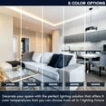 thumbnail image 2 of Luxrite 2" Square LED Recessed Lighting, 15W, 5CCT 2700K-5000K, 1000LM, Dimmable, Wet Rated 2-Pack, 2 of 8