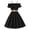 Black, variant on SUXIAN Dress for Girls Summer Sleeveless Solid Color Ruffle Party Belt Toddler Little Girl Dresses Yellow 8-9 Years