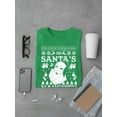 thumbnail image 3 of Santa's Naughty List Christmas T-shirt Men's, 3 of 3