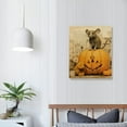 thumbnail image 3 of COMIO Fall Decor Pumpkins Canvas Wall Art Thanksgiving Pictures Fall Decorations Farm Harvest Framed Wall Decor Thanksgiving Gifts Autumn Pumpkin Canvas Prints Painting for Kitchen Farm Ready to Hang, 3 of 4