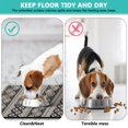 thumbnail image 4 of Boho Retro Floral Pet Feeding Mat-Absorbent Pet Placemat for Food and Water Bowl, with Waterproof Rubber Backing, Quick Dry Water Dispenser Mat for Dog and Cat (16"x24"), 4 of 7