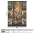 thumbnail image 4 of JEUXUS Deer Elk Blanket for Women Girls Christmas Deer Wild Animals Throw Blanket Soft Cozy Warm Fuzzy Deer Decor Blanket Gifts for Man Boy Couch Sofa Bed, 4 of 6