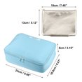 thumbnail image 5 of Unique Bargains 1 Pcs Makeup Bag Cosmetic Travel Bag Case Large Makeup Bag Make Up Brush Organizer Bag for Women Blue, 5 of 6